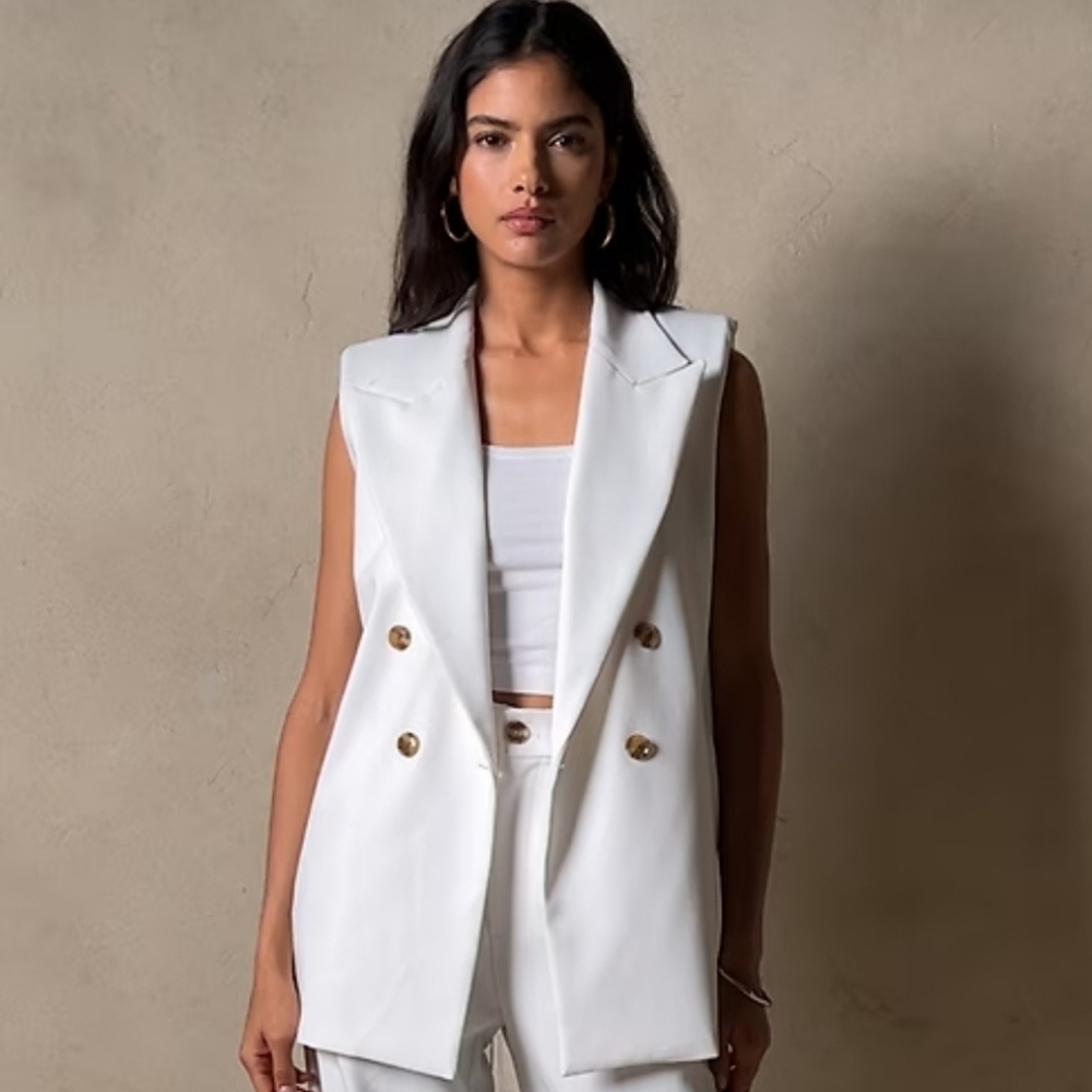 Banana Republic Factory Double Breasted Vest